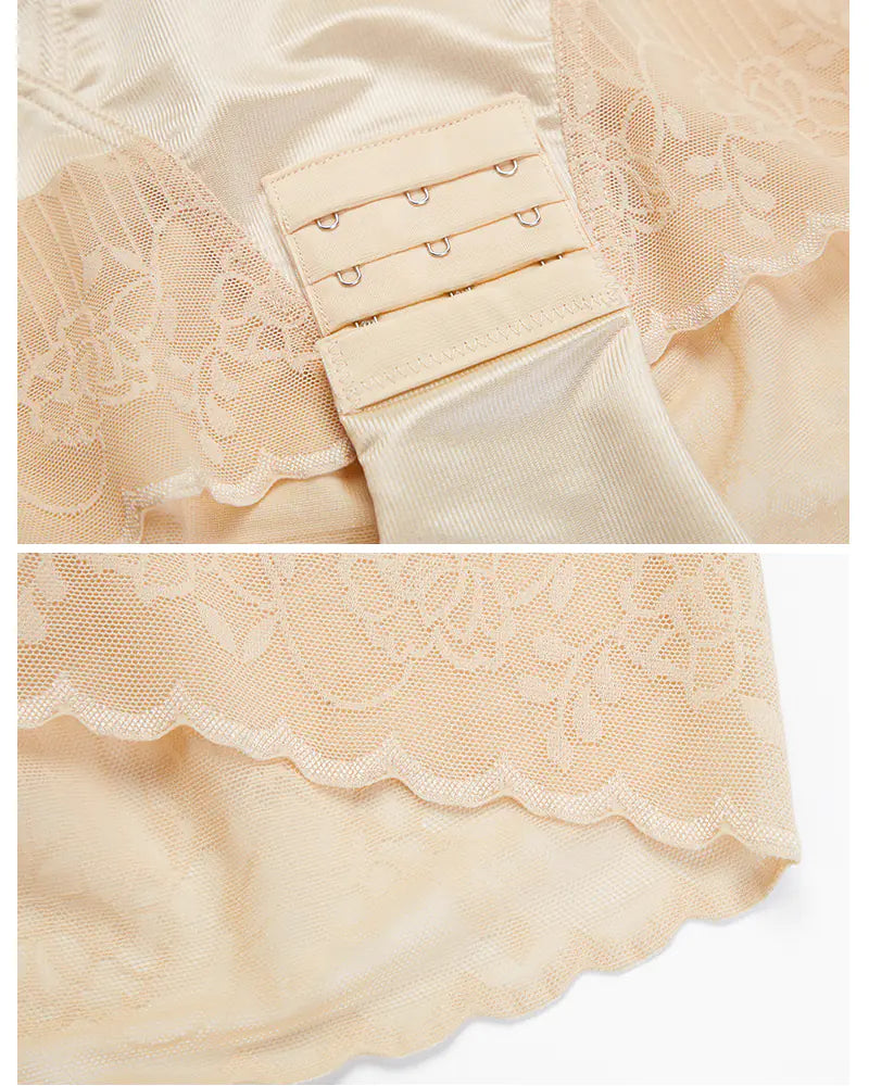 High-Waist Lace Sculpt Bodysuit