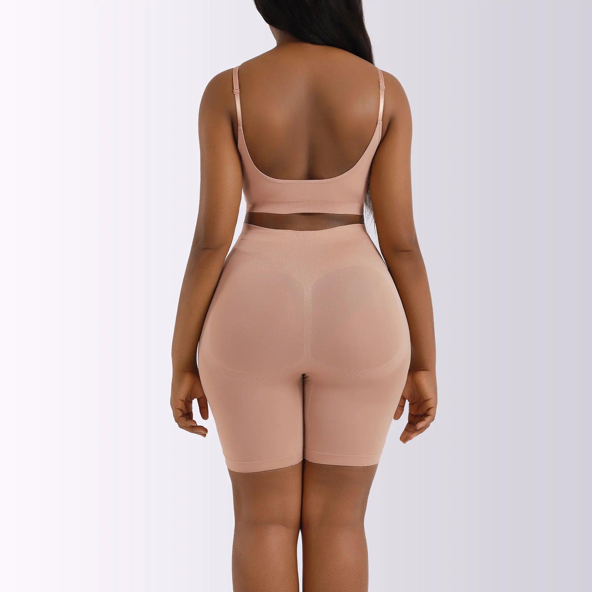 High-Waist Sculpt Shorts Bodysuit