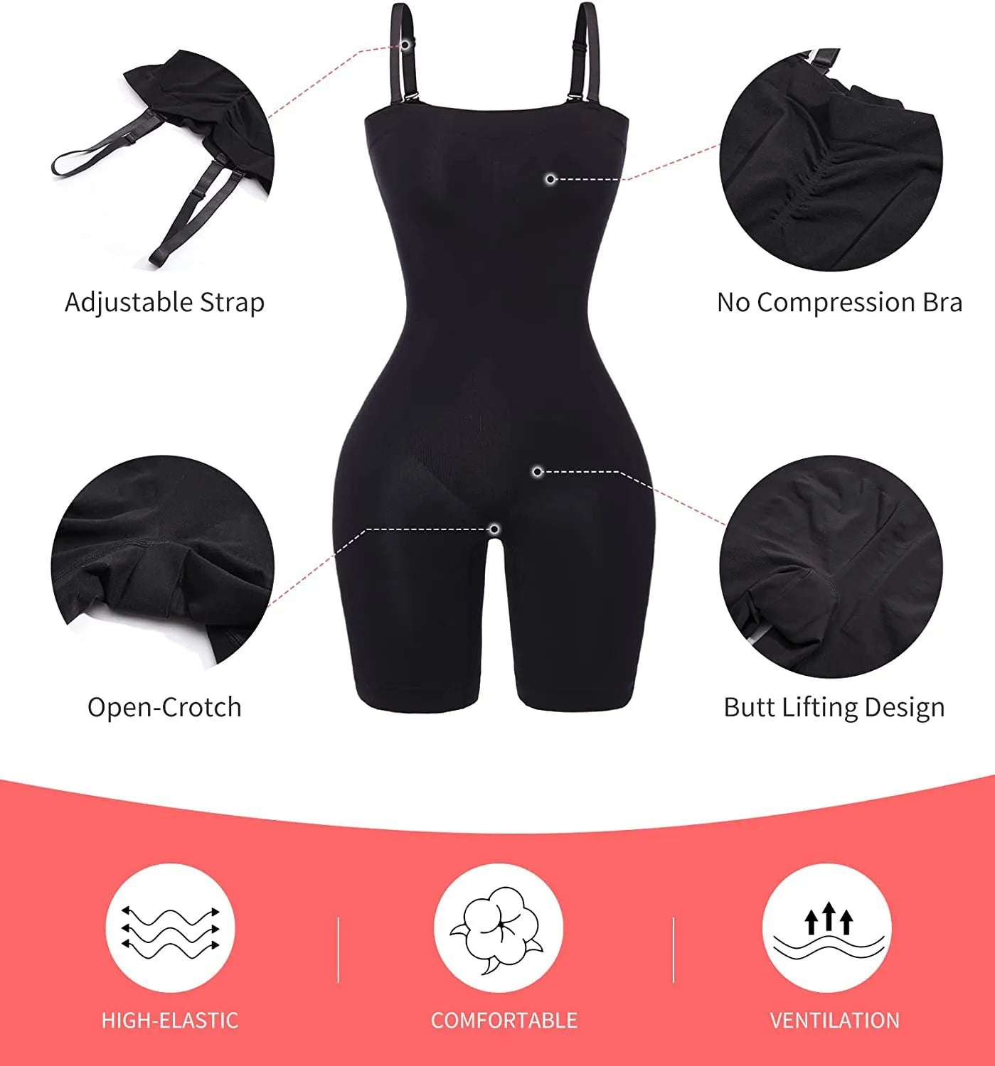 SculptLift Push-Up Bodysuit