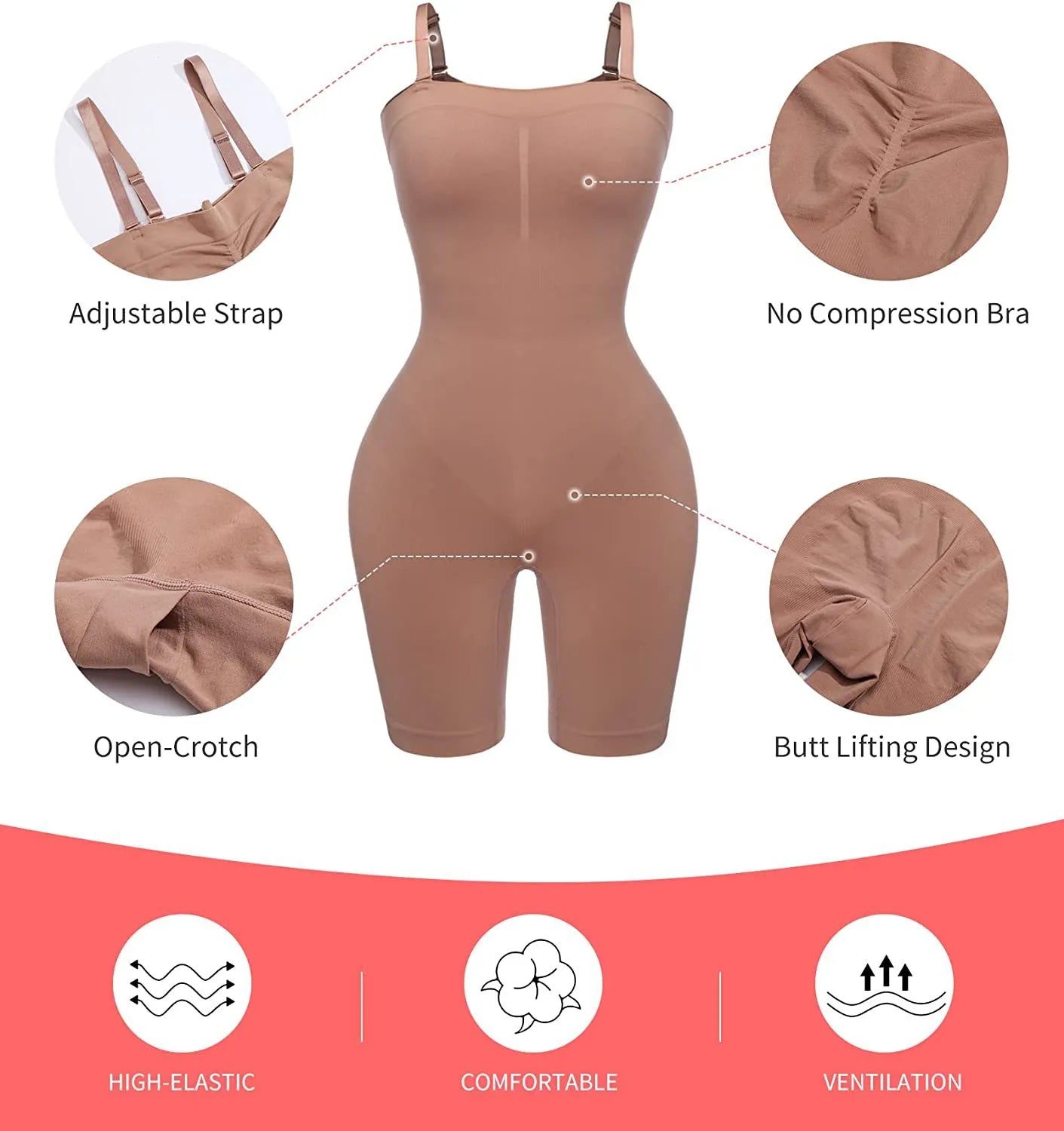 SculptLift Push-Up Bodysuit