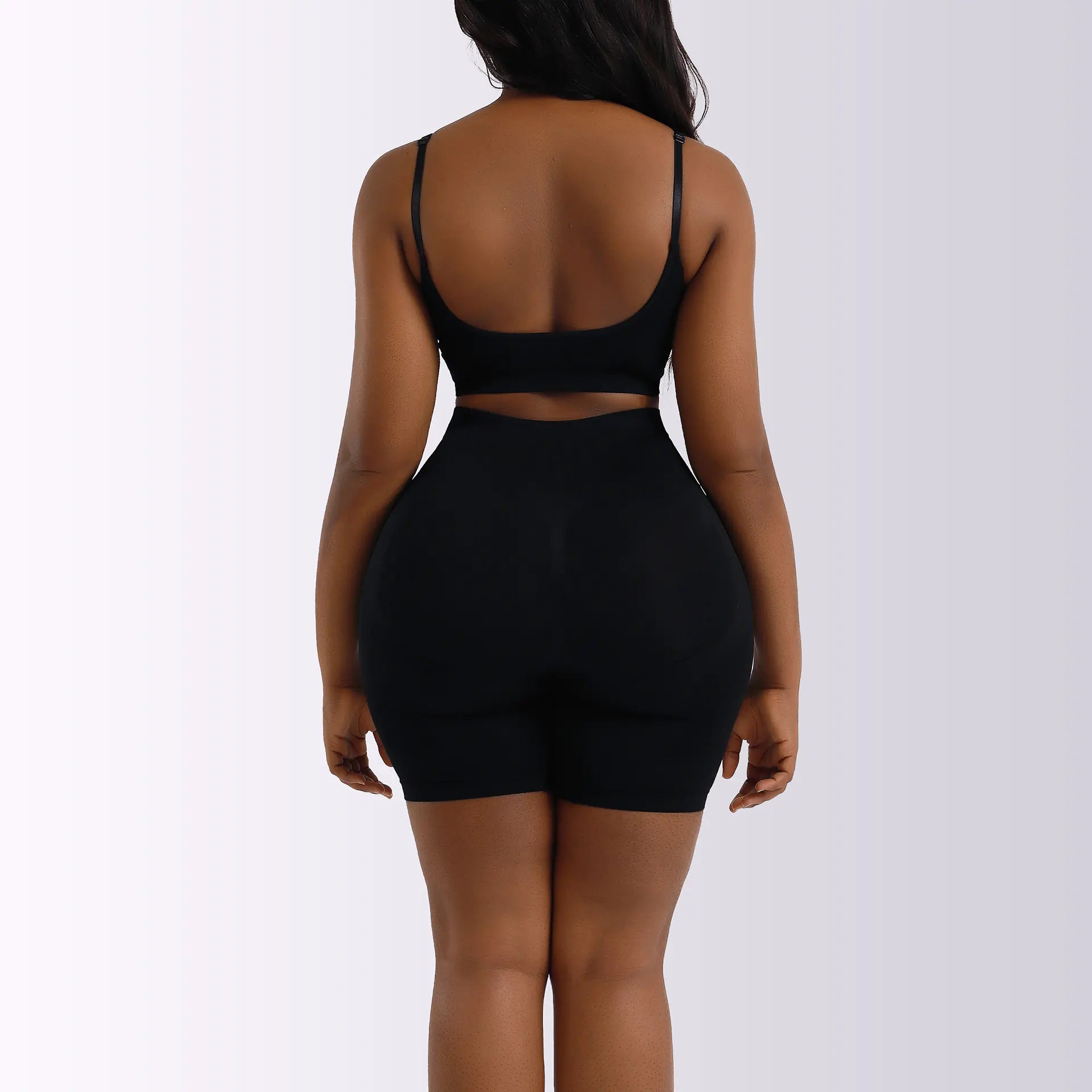 High-Waist Sculpt Shorts Bodysuit